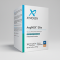 Xymogen AngiNOX Elite dietary supplement box on a white background