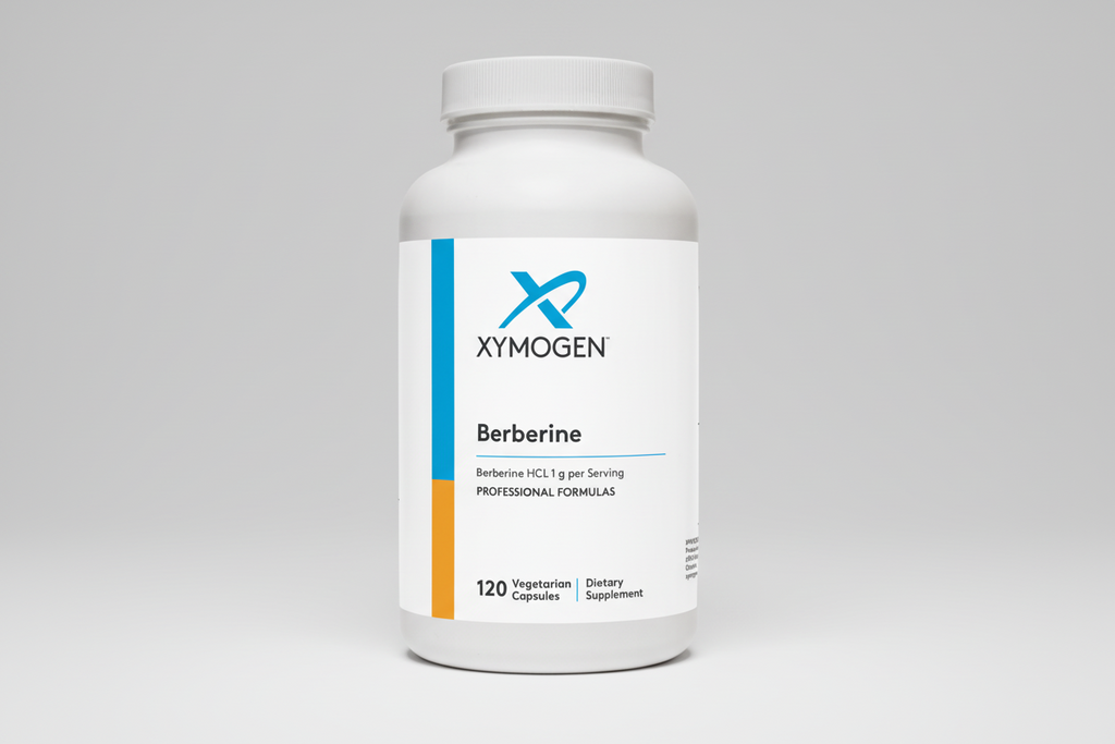 Xymogen Adrenaliv dietary supplement bottle on a white background