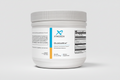 White supplement container labeled 'Xymogen GlutAloeMine' on a white background