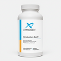 Supplement bottle labeled 'Xymogen Metabolism Basix' on a white background
