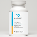 Supplement bottle labeled 'Xymogen MitoPrime' on a white background