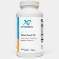 Supplement bottle labeled 'Mood Food ES' by Xymogen on a white background