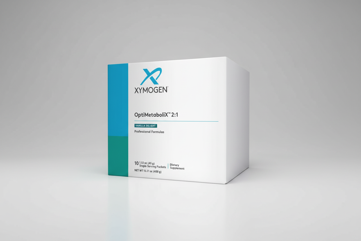Xymogen OptiMetaboliX 2:1 Vanilla Delight Flavor - 10 Single-Serving Packets