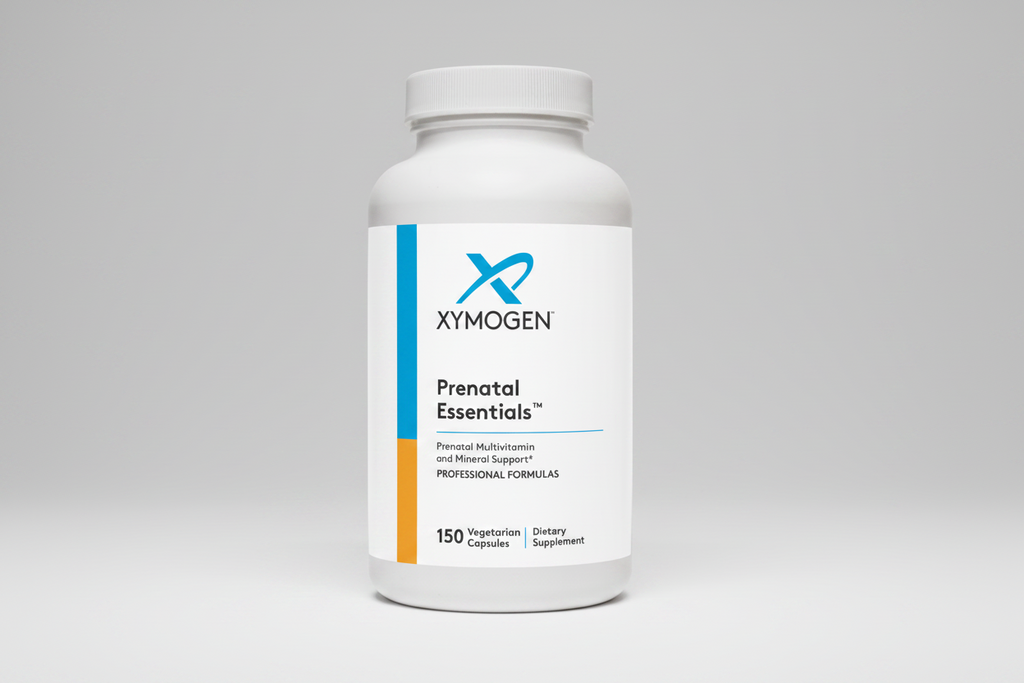 Xymogen OmegaPure 900 EC dietary supplement bottle on a white background