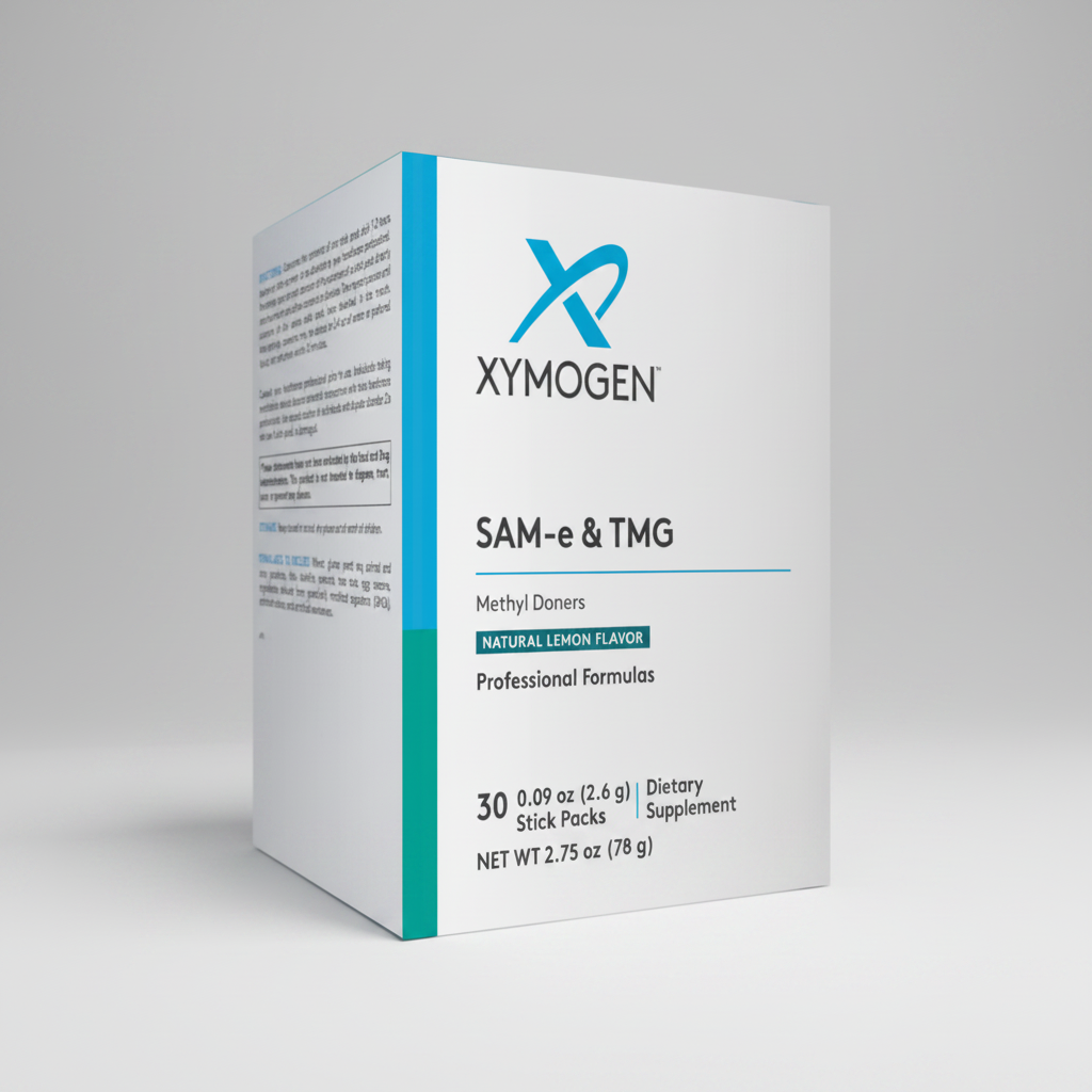 Xymogen SAM-e & TMG Natural Lemon Flavor - 30 Servings
