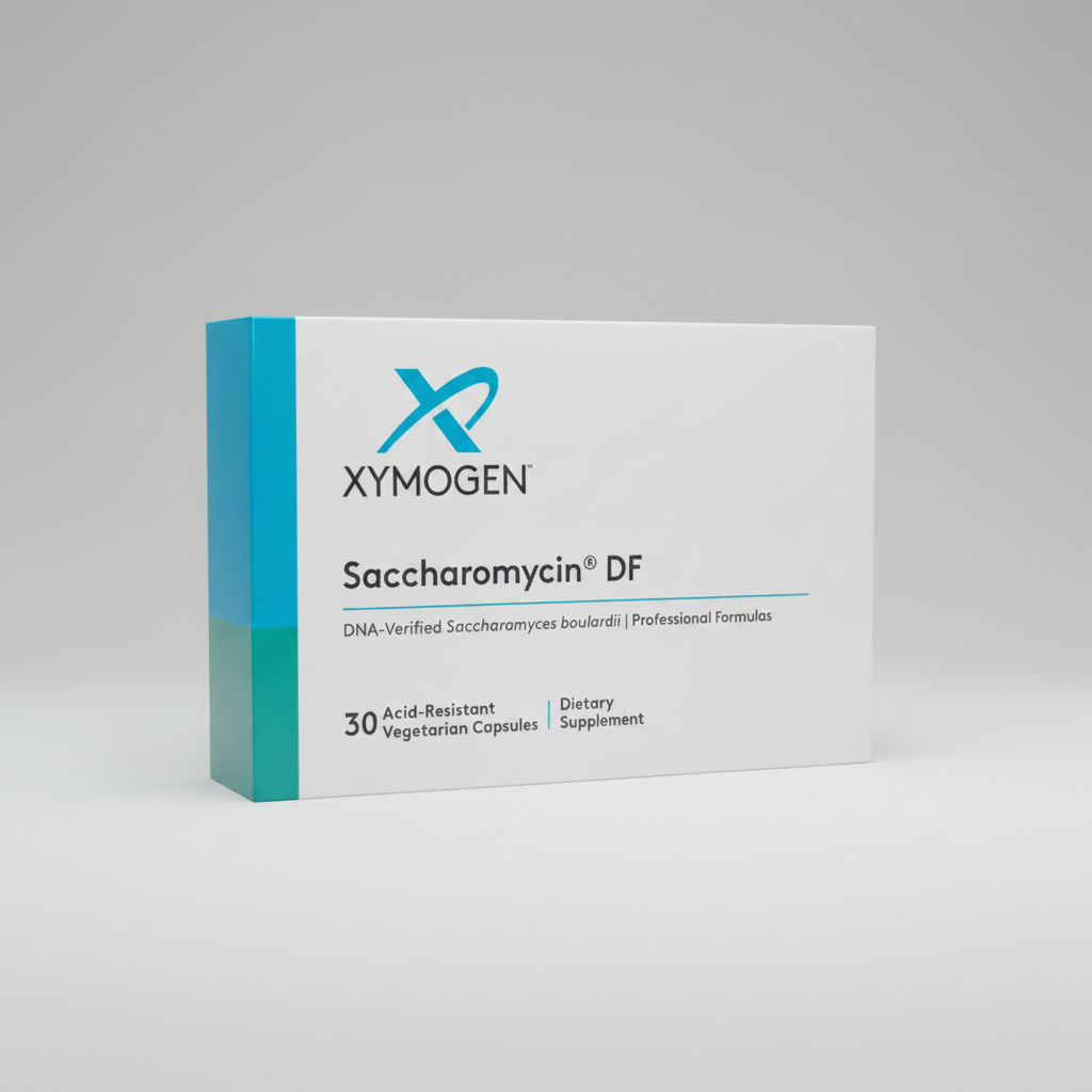  Xymogen Saccharomycin DF - 60 Vegetarian Capsules