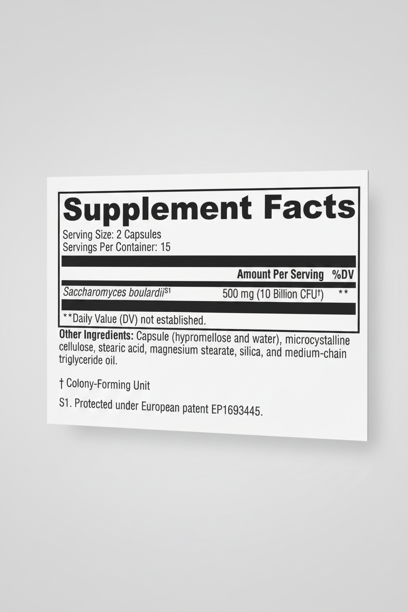  Xymogen Saccharomycin DF - 60 Vegetarian Capsules
