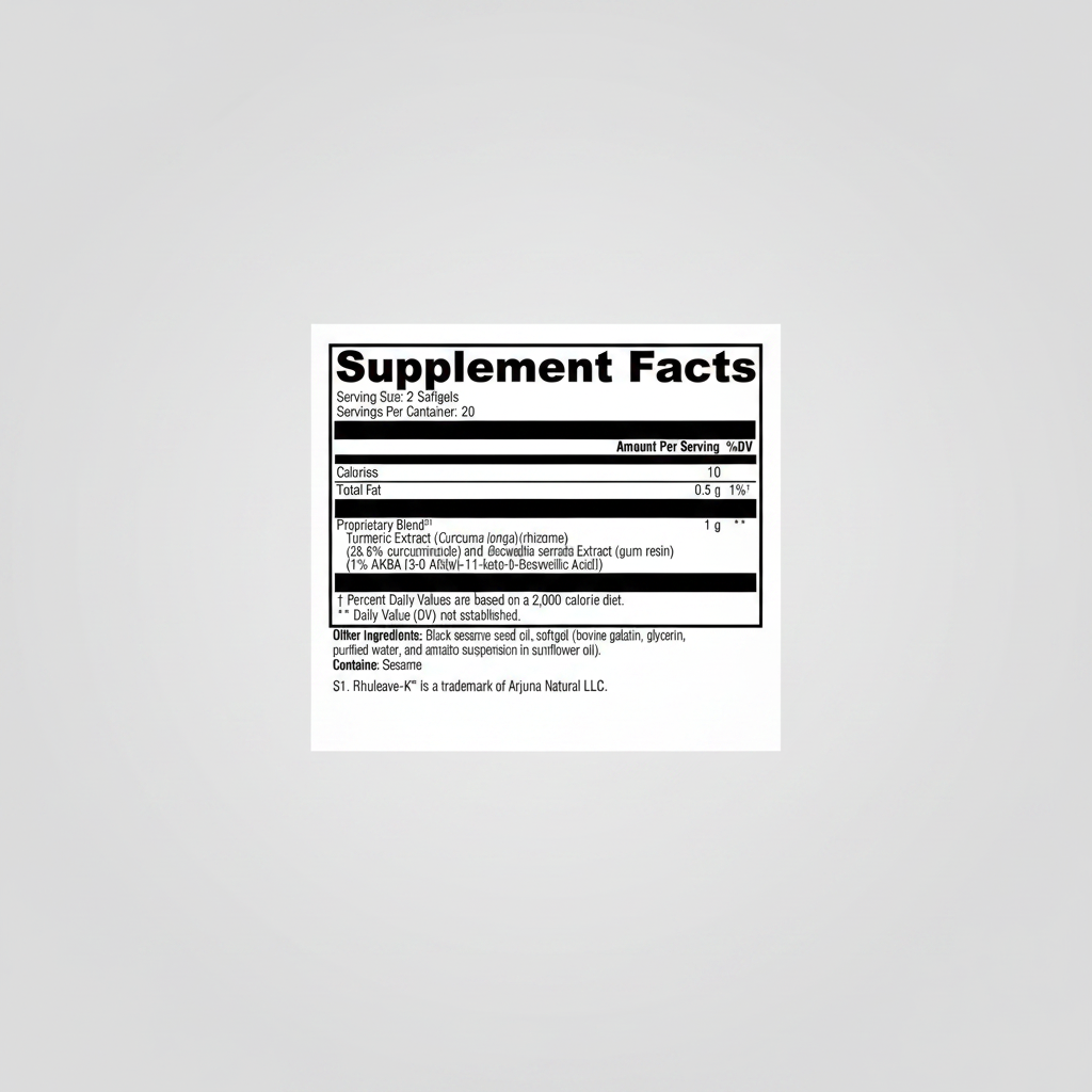 Xymogen SynovX Relief 40 Softgels