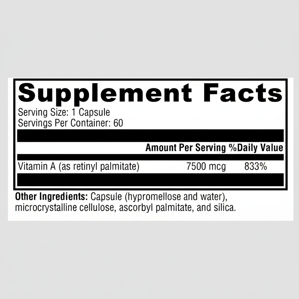 Xymogen Xcellent A 7500 - 60 Vegetarian Capsules