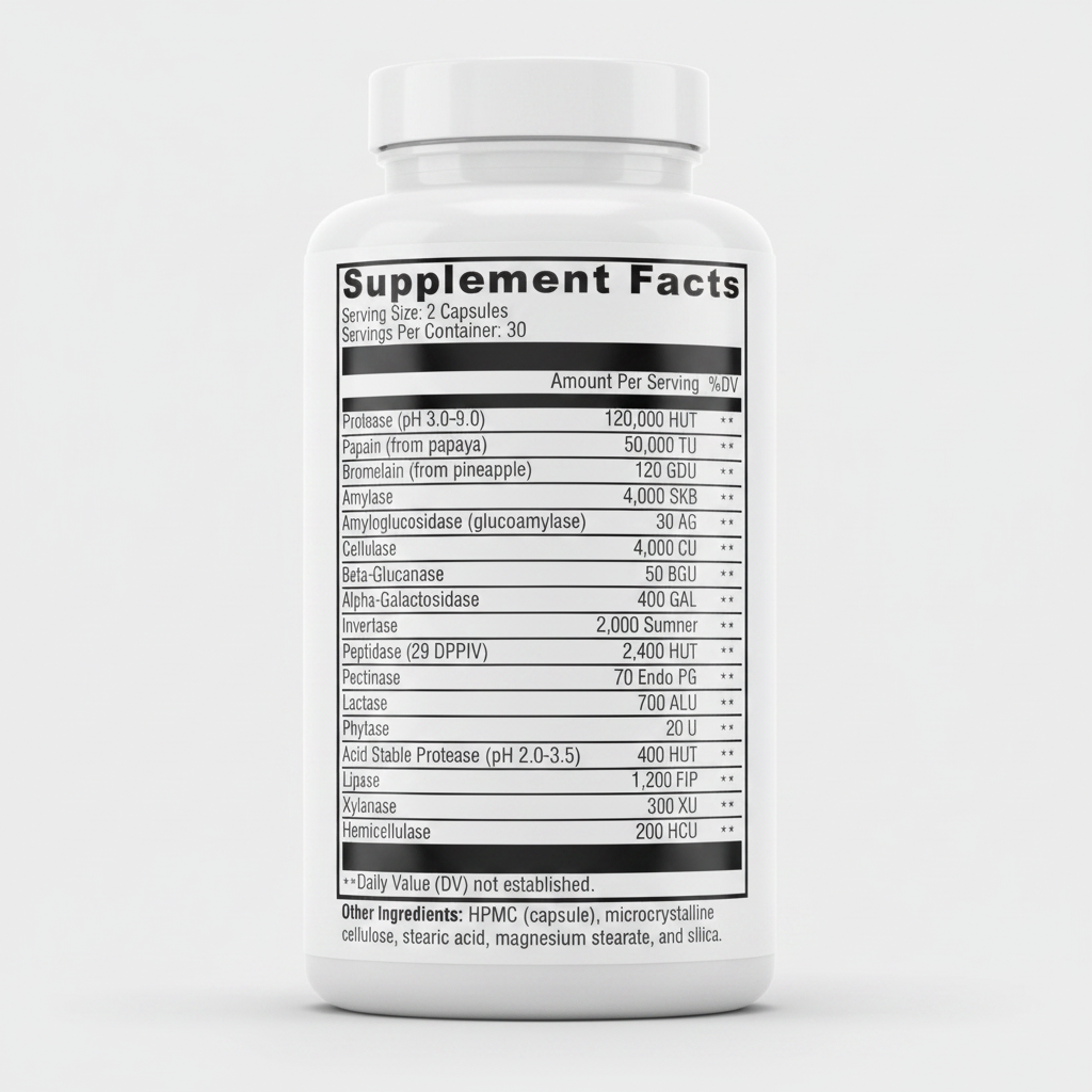 Xymogen XymoZyme - 60 Vegetarian Capsules