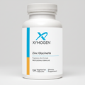 Xymogen Zinc Glycinate supplement bottle on a white background