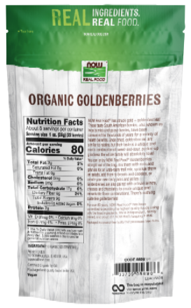 NOW Foods Organic Goldenberries 8 oz