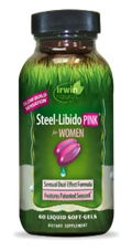 Irwin Naturals Steel-Libido PINK 60 Softgels | Women's Energy & Vitality Wellness