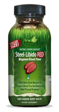 Irwin Naturals Steel Vitality RED 150 Liquid Soft-Gels