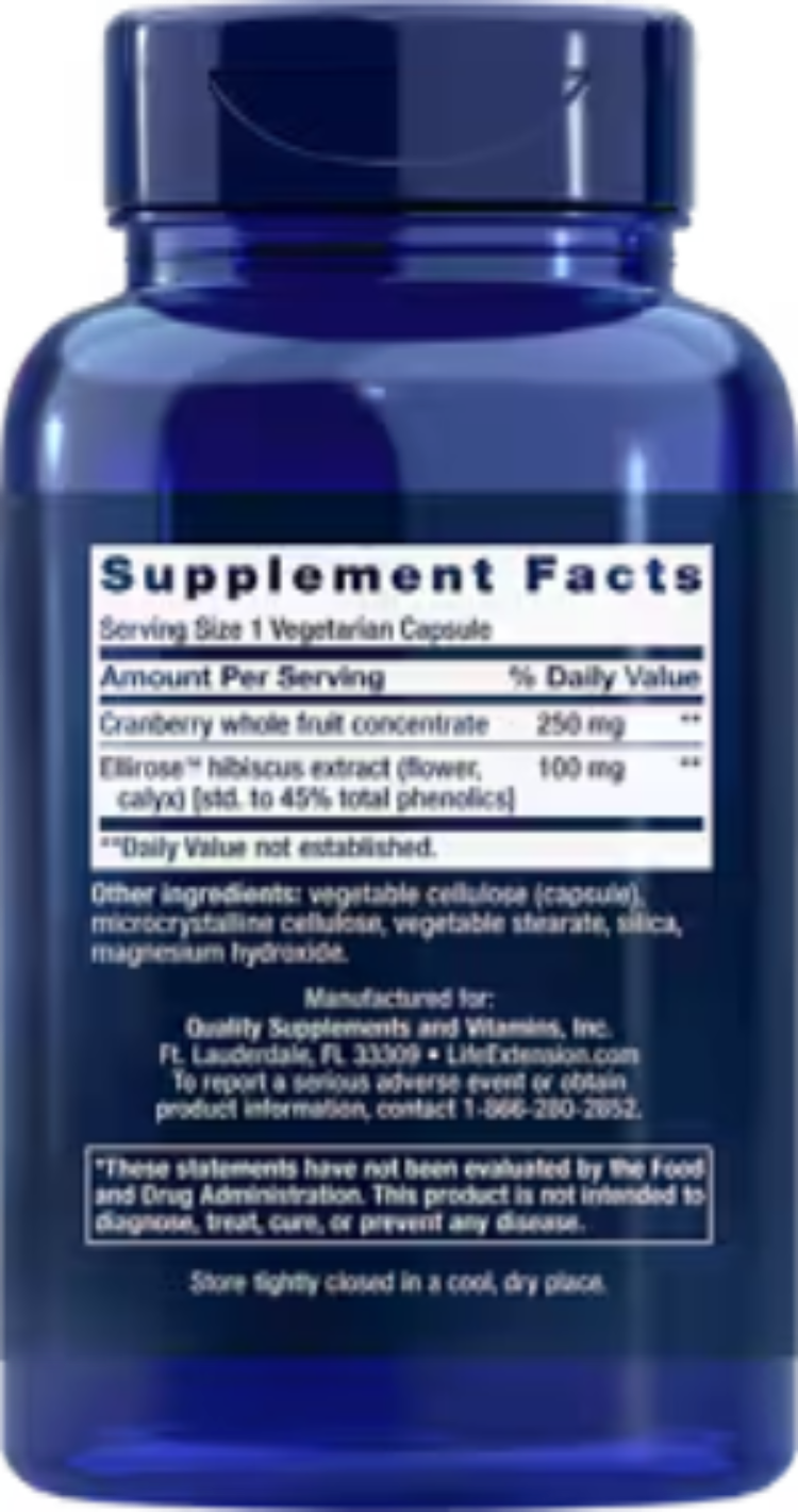 Life Extension Optimized Cran-Max Cranberry 60 Vcaps