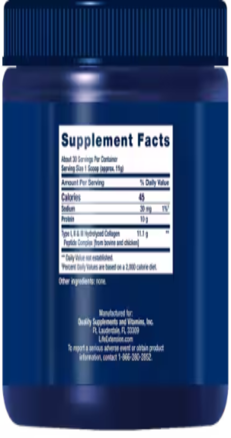 Life Extension Collagen Peptides for Skin & Joints 343 Grams