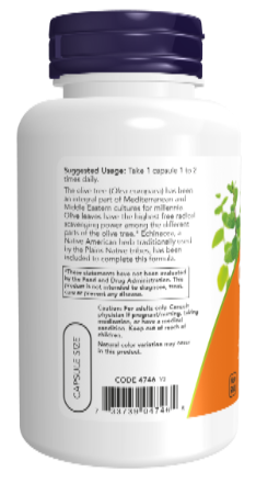 NOW Foods Olive Leaf Extract Extra Strength 100 VCaps