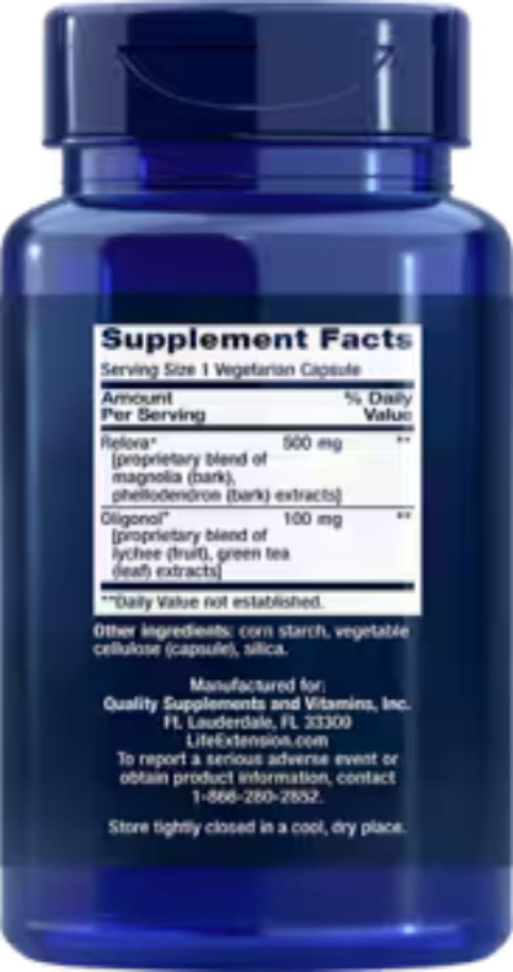 Life Extension Cortisol-Stress Balance 30 Vegetarian Capsules