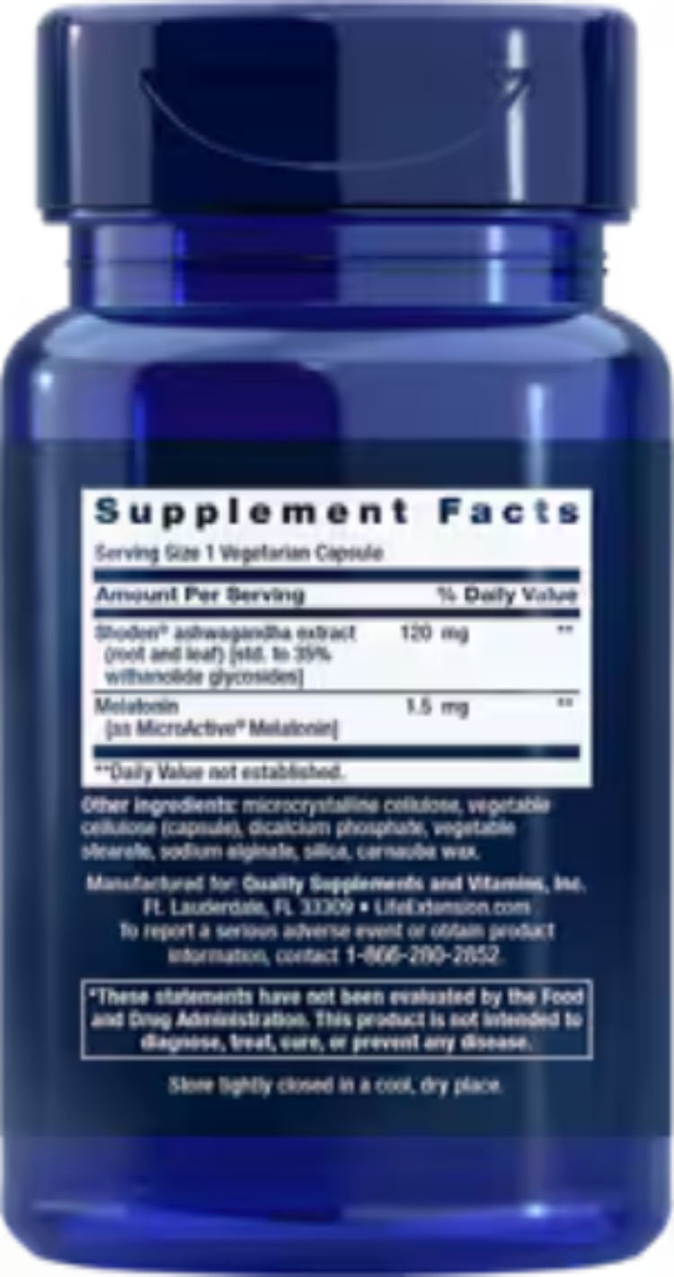 Life Extension Rest & Renew 30 Vegetarian Capsules