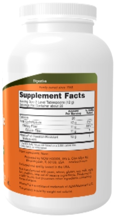NOW Foods Prebiotic Fiber with Fibersol-2 Powder 12 oz product image 2