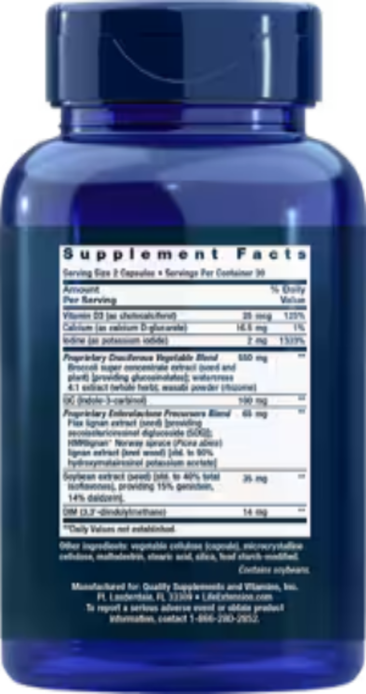 Life Extension Breast Health Formula 60 Capsules