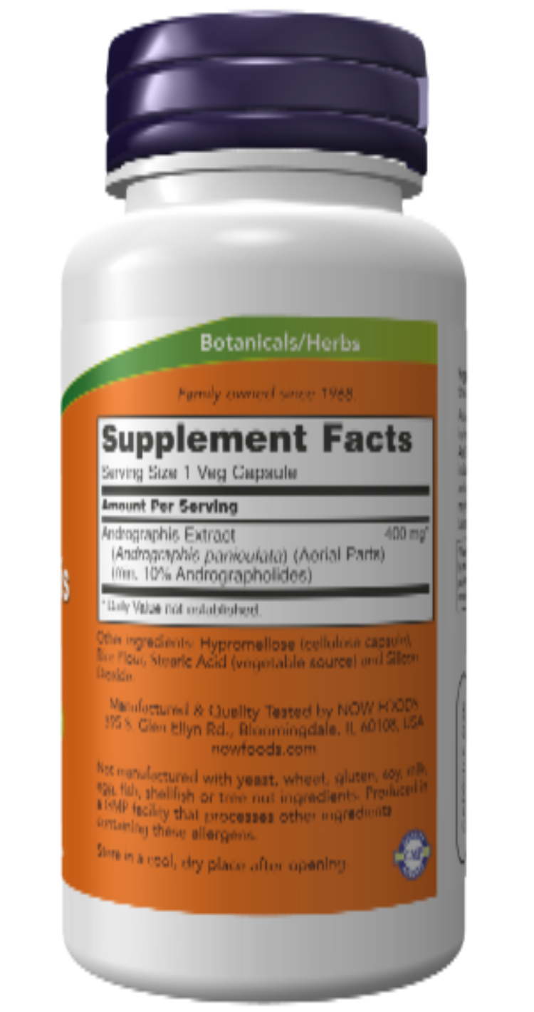 NOW Foods Andrographis Extract 400 mg 90 VCaps