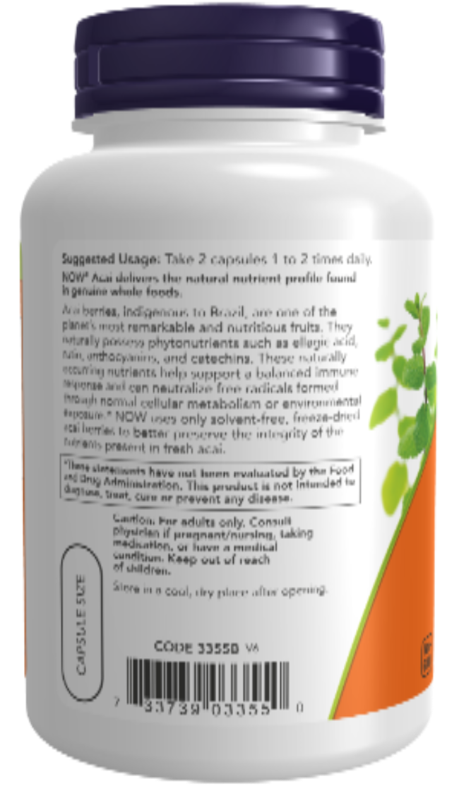 NOW Foods Acai 500 mg 100 VCaps