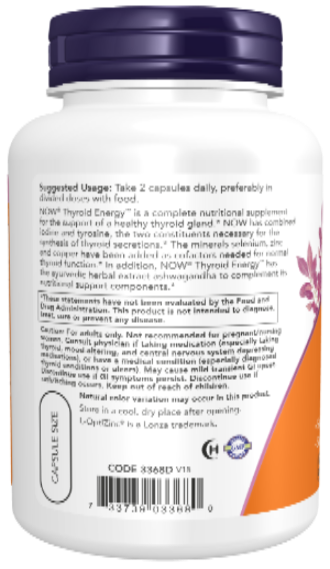 NOW Foods Thyroid Energy 90 Veg Capsules