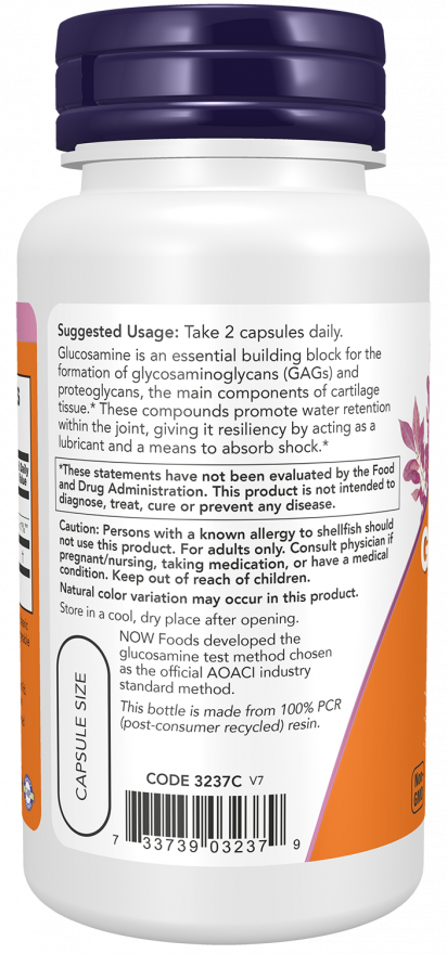 NOW Foods Glucosamine 1000 mg 180 Capsules