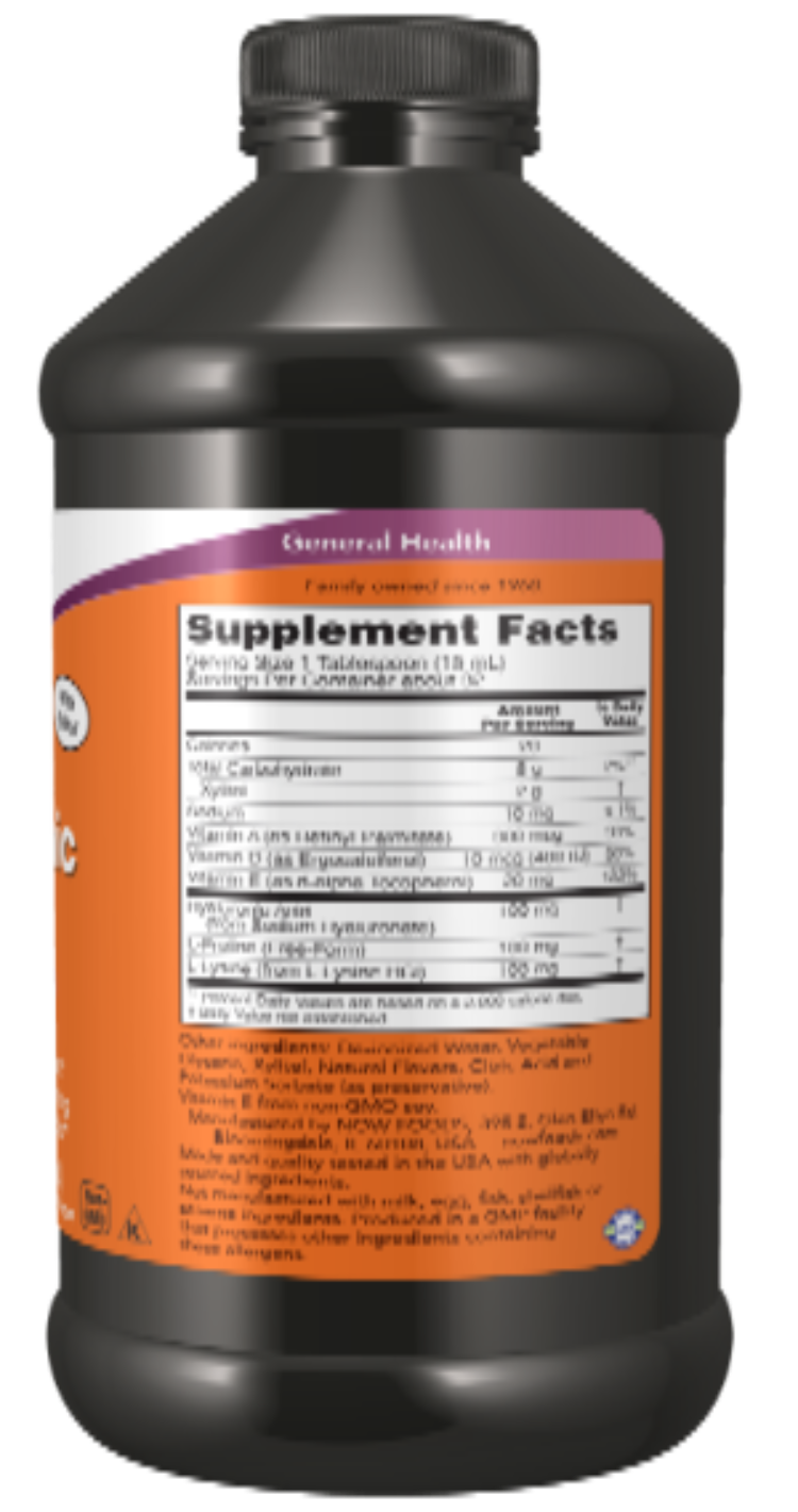 NOW Foods Hyaluronic Acid 100 mg Liquid 16 fl oz