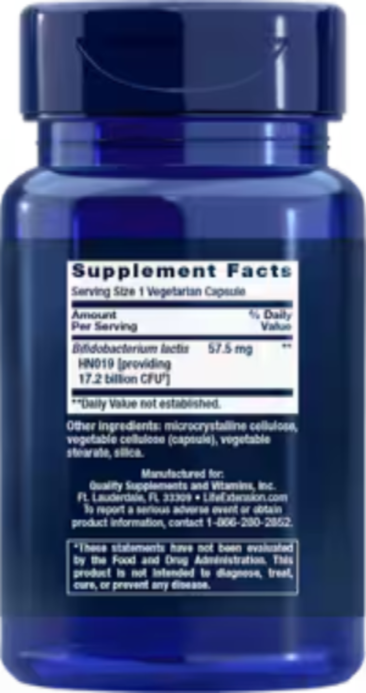 Life Extension FLORASSIST Daily Bowel Regularity 30 Vegetarian Capsules