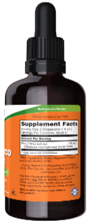 NOW Foods Pau D'Arco Extract Liquid 2 oz