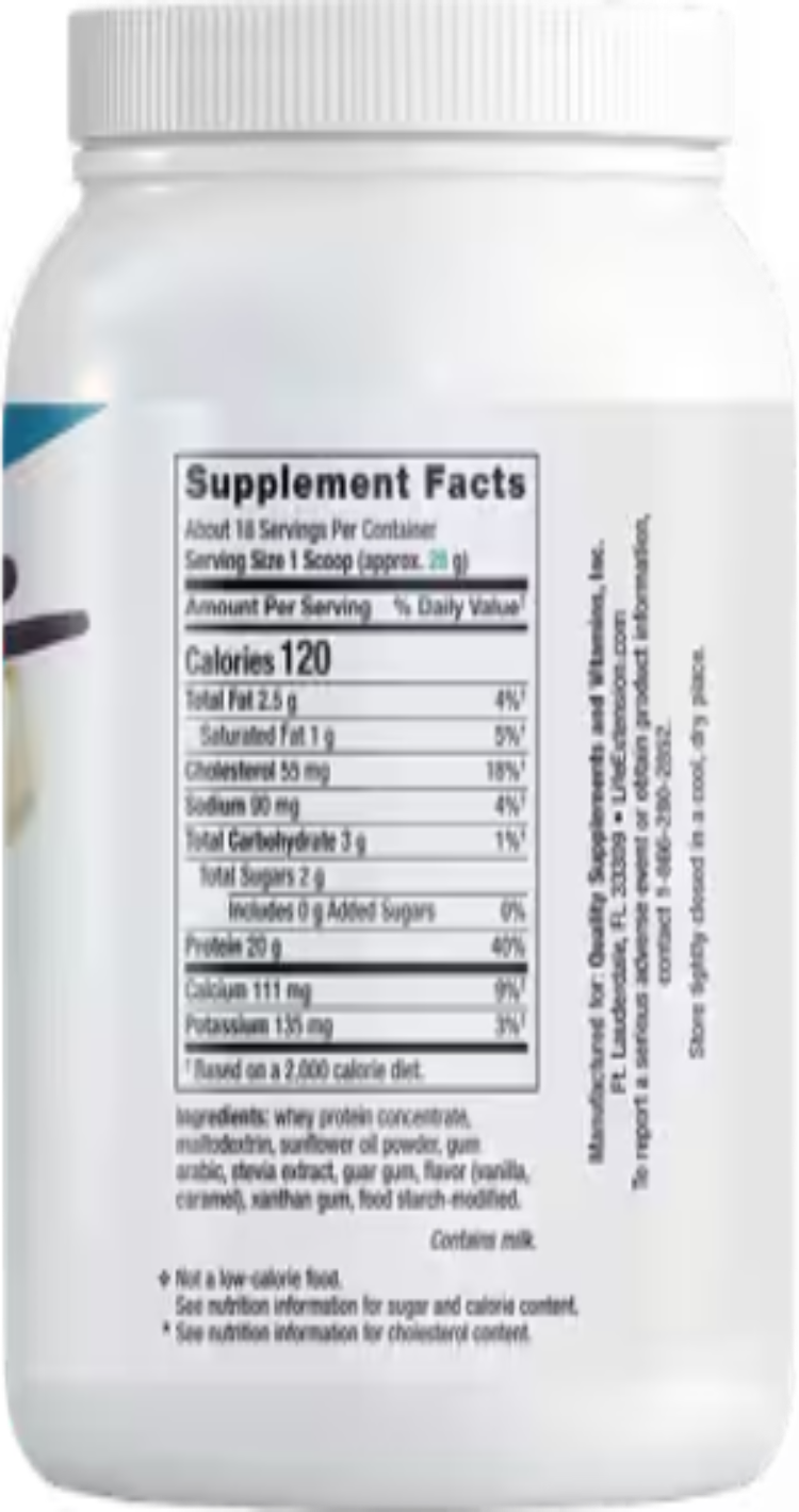 Life Extension Wellness Code Whey Protein Concentrate Vanilla 500 Grams