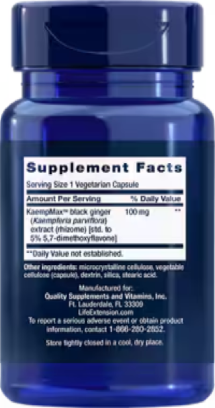Life Extension Male Vascular Vitality Support 30 Vcaps | Circulation