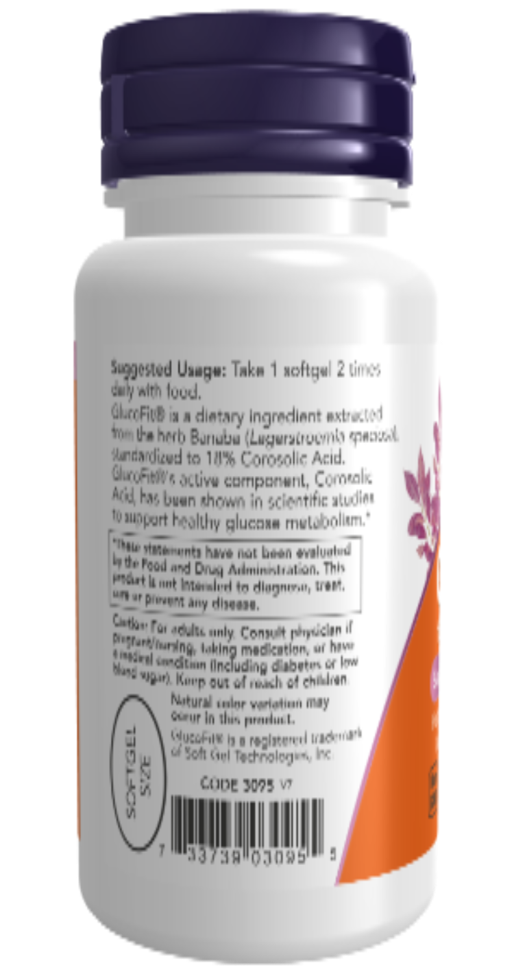 NOW Foods GlucoFit 60 Softgels