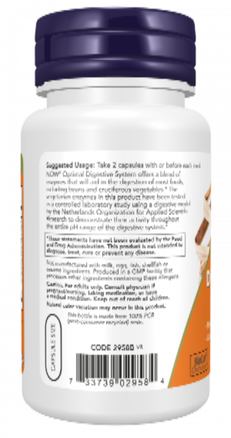 NOW Foods Optimal Digestive System 90 Veg Capsules