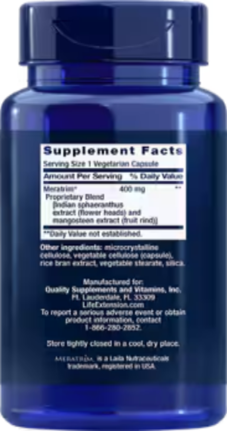 Life Extension Waistline Control 60 Vegetarian Capsules