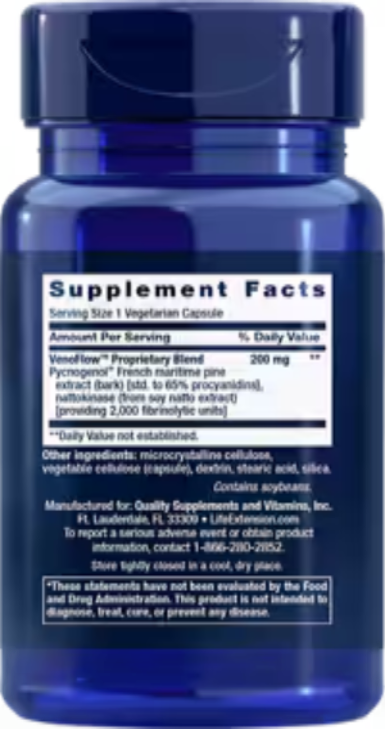 Life Extension VenoFlow 30 Vegetarian Capsules