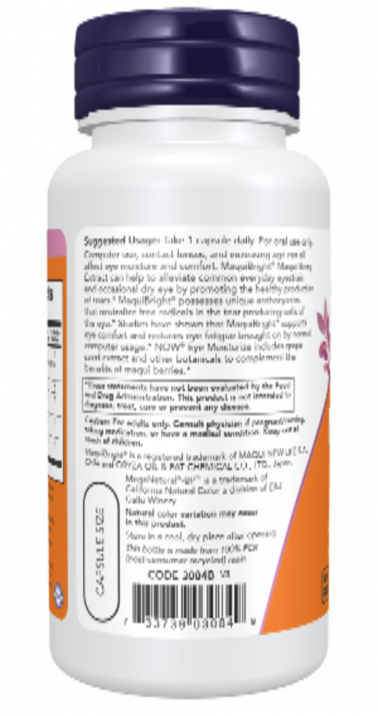 NOW Foods Eye Moisturize 60 Veg Capsules