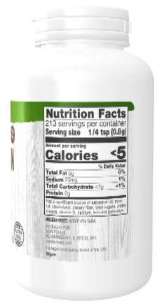 NOW Foods Xanthan Gum Powder Gluten-Free Baking Thickener 6 oz