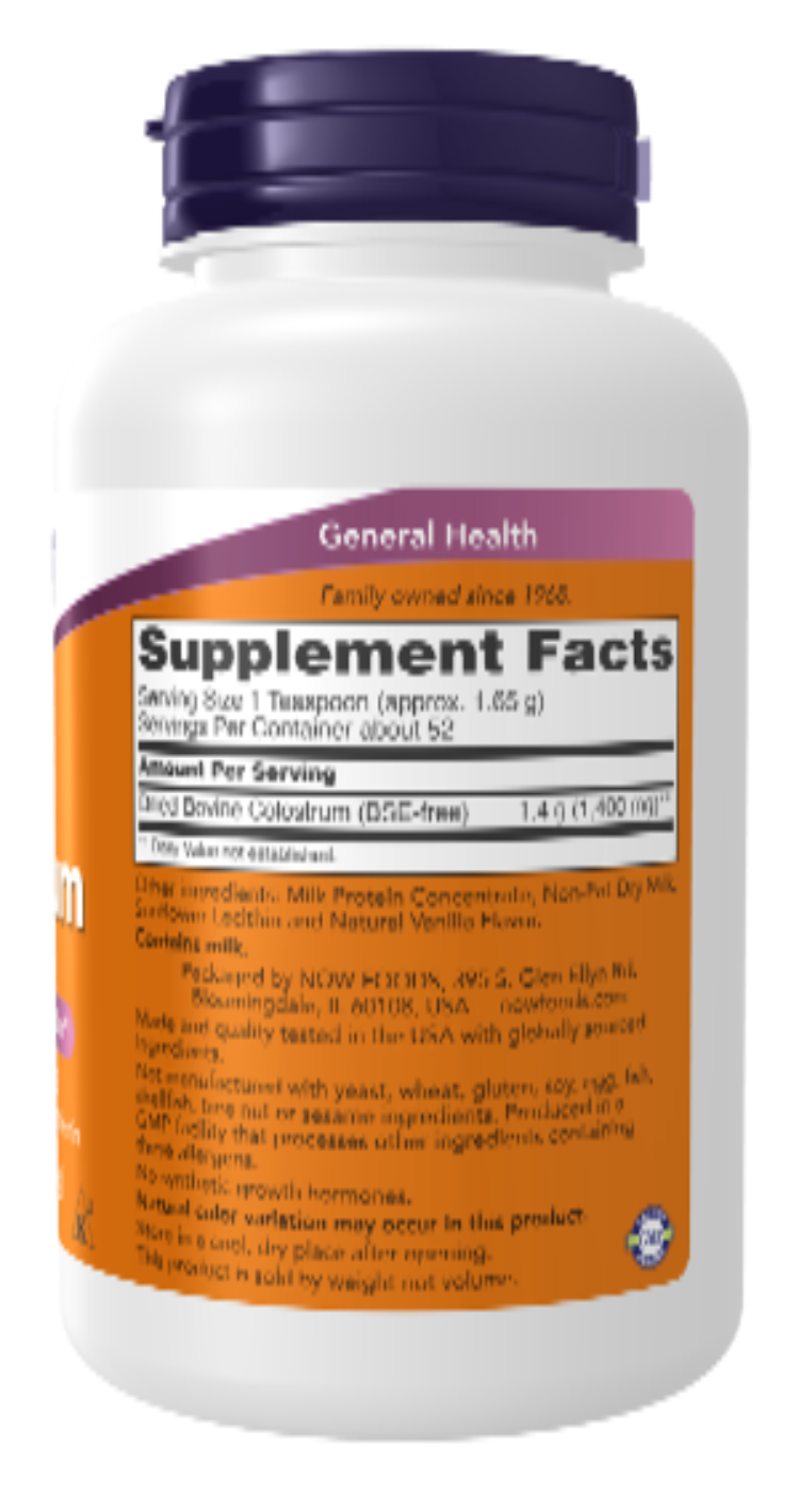 NOW Foods Colostrum Powder 3 oz
