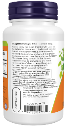 NOW Foods Chaste Berry Vitex Extract 300 mg 90 VCaps