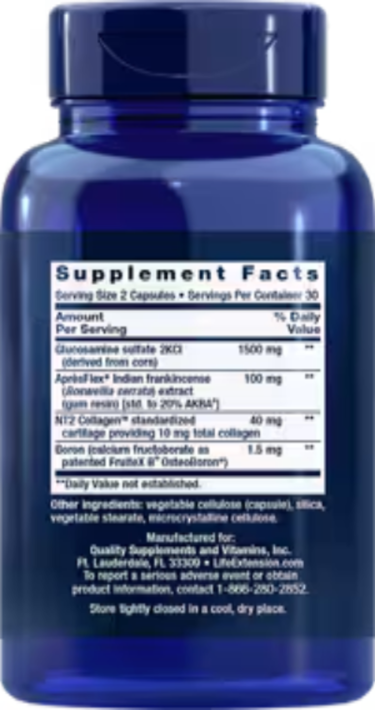Life Extension ArthroMax Advanced with NT2 Collagen & AprèsFlex 60 Capsules
