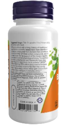NOW Foods Willow Bark Extract 400 mg 100 VCaps