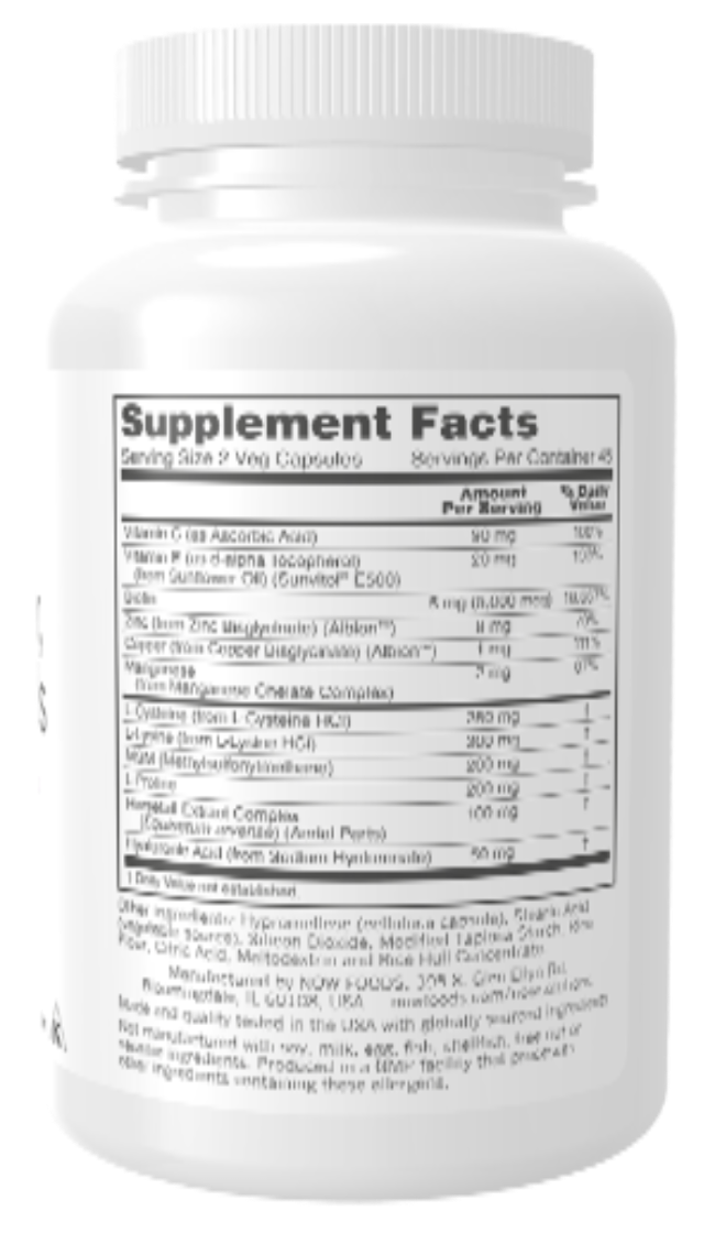 NOW Solutions Hair Skin & Nails Vegan 90 Veg Capsules