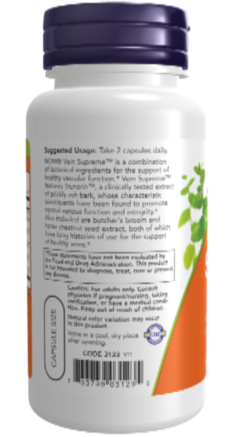 NOW Foods Vein Supreme 90 Veg Capsules