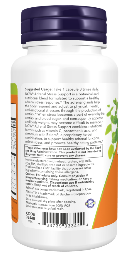 NOW Foods Adrenal Stress Support 90 VCaps
