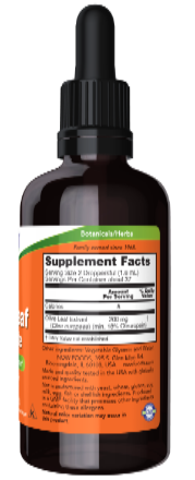 NOW Foods Olive Leaf Glycerite 18% Liquid 2 oz