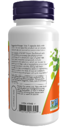 NOW Foods EGCg Green Tea Extract 400 mg 180 VCaps