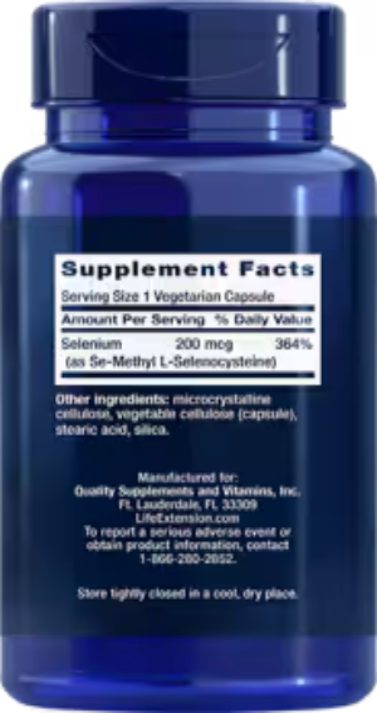 Se‑Methyl L‑Selenocysteine – 200 mcg, 90 Veg Capsules
